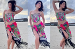 Sunny Leone is the definition of beach vacation dreams in colourful swimwear; see photos